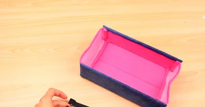 Пенал з джинсової тканини (джинсів) своїми руками: 8 майстер класів