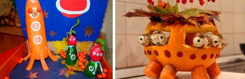 Вироби з овочів та фруктів своїми руками для дитячого саду і виставки Вироби з овочів та фруктів своїми руками для дитячого саду і виставки