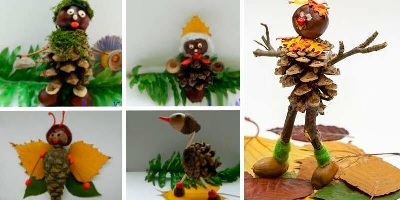 Осінні вироби з шишок своїми руками для школи та дитячого садка Осінні вироби з шишок своїми руками для школи та дитячого садка