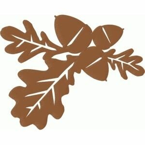 Осіннє листя з паперу: шаблони та трафарети для вирізання