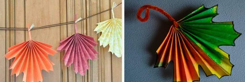 Осіннє листя з паперу: шаблони та трафарети для вирізання Осіннє листя з паперу: шаблони та трафарети для вирізання