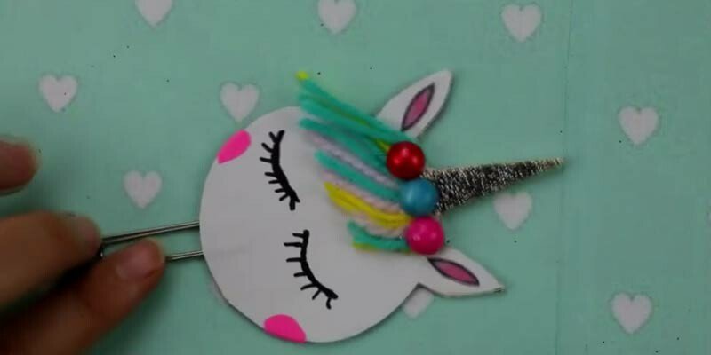 Закладка єдиноріг з паперу шаблони, роздруківки і схема орігамі Закладка єдиноріг з паперу шаблони, роздруківки і схема орігамі