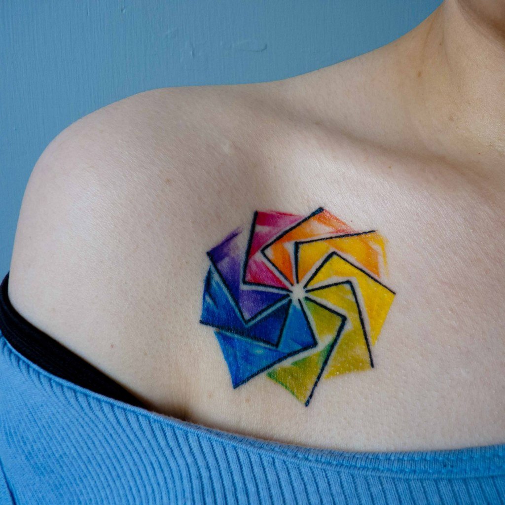 Жіночі тату на ключиці цікаві ідеї (70 фото) Жіночі тату на ключиці цікаві ідеї (70 фото)