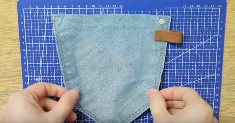 Пенал з джинсової тканини (джинсів) своїми руками: 8 майстер класів