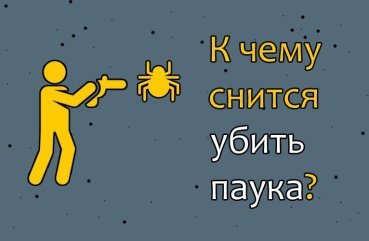 Що означає вбити павука у сні — 42 трактування