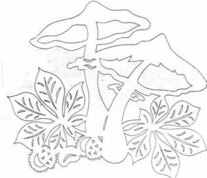 Осіннє листя з паперу: шаблони та трафарети для вирізання Осіннє листя з паперу: шаблони та трафарети для вирізання