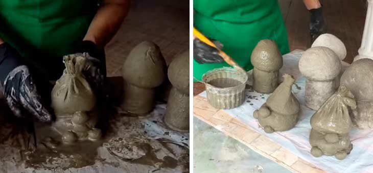 Всі новинки виробів для саду з цементу своїми руками — садовий декор та прикраси