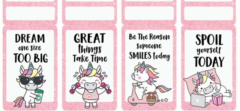 Закладка єдиноріг з паперу шаблони, роздруківки і схема орігамі Закладка єдиноріг з паперу шаблони, роздруківки і схема орігамі