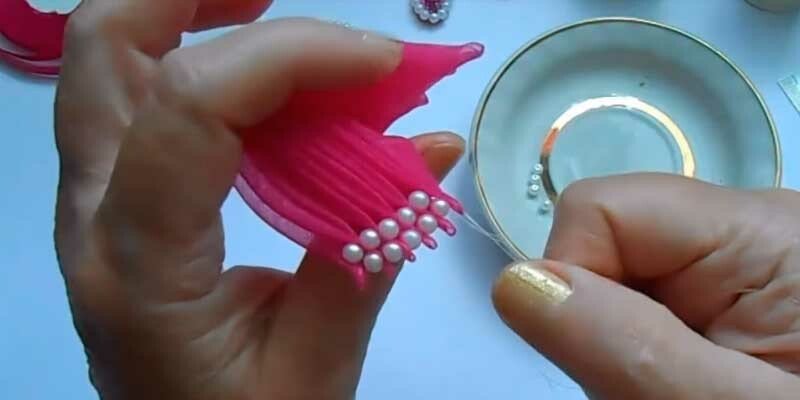 Бант з органзи своїми руками — майстер класи для початківців Бант з органзи своїми руками — майстер класи для початківців