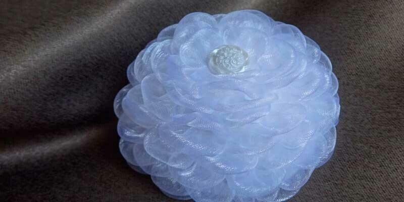 Бант з органзи своїми руками — майстер класи для початківців