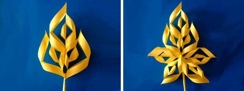 Осіннє листя з паперу: шаблони та трафарети для вирізання Осіннє листя з паперу: шаблони та трафарети для вирізання