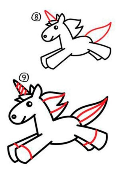 Як намалювати няшного єдинорога легко і просто Як намалювати няшного єдинорога легко і просто