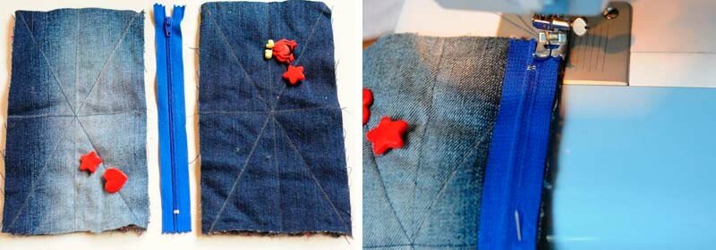 Пенал з джинсової тканини (джинсів) своїми руками: 8 майстер класів