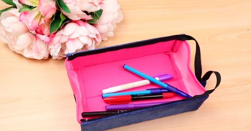 Пенал з джинсової тканини (джинсів) своїми руками: 8 майстер класів