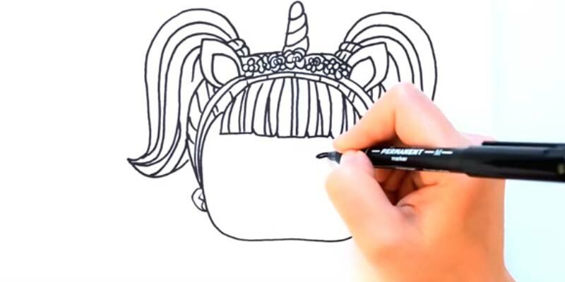 Як намалювати няшного єдинорога легко і просто Як намалювати няшного єдинорога легко і просто
