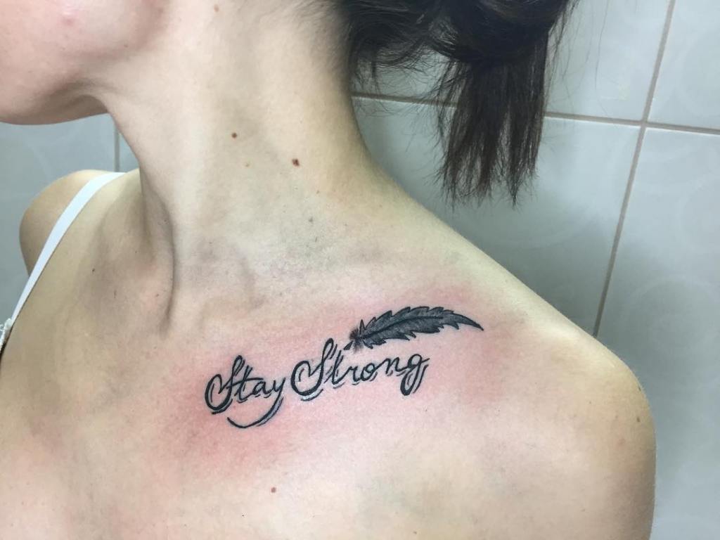 Жіночі тату на ключиці цікаві ідеї (70 фото) Жіночі тату на ключиці цікаві ідеї (70 фото)