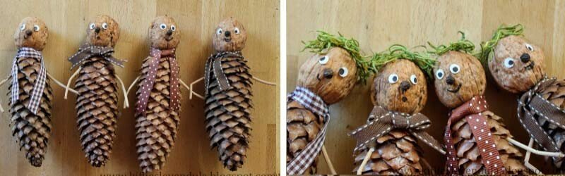 Осінні вироби з шишок своїми руками для школи та дитячого садка Осінні вироби з шишок своїми руками для школи та дитячого садка