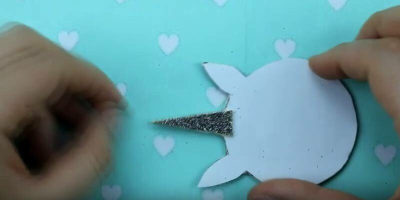 Закладка єдиноріг з паперу шаблони, роздруківки і схема орігамі Закладка єдиноріг з паперу шаблони, роздруківки і схема орігамі