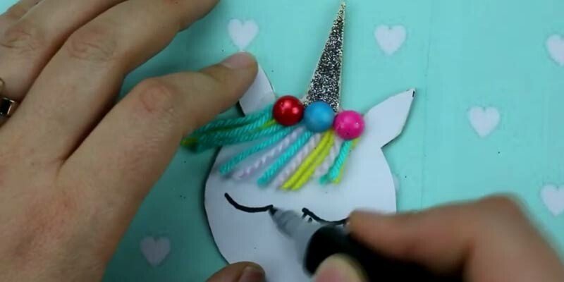 Закладка єдиноріг з паперу шаблони, роздруківки і схема орігамі Закладка єдиноріг з паперу шаблони, роздруківки і схема орігамі