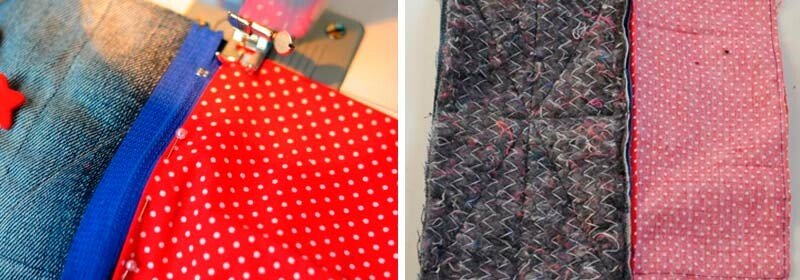 Пенал з джинсової тканини (джинсів) своїми руками: 8 майстер класів