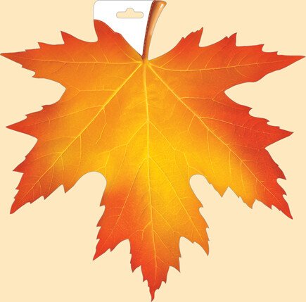 Осіннє листя з паперу: шаблони та трафарети для вирізання