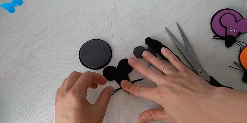 Мишка з фетру своїми руками з викрійками — символ 2020 року Мишка з фетру своїми руками з викрійками — символ 2020 року