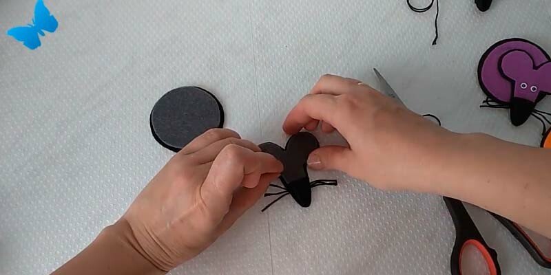 Мишка з фетру своїми руками з викрійками — символ 2020 року Мишка з фетру своїми руками з викрійками — символ 2020 року