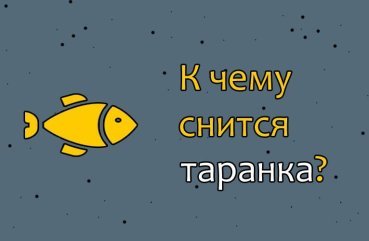 Як розшифрувати сон про таранке — 40 точних значень