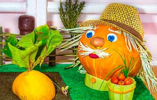 Вироби з гарбуза в дитячий сад і на виставку в школу: 100 ідей на тему осінь Вироби з гарбуза в дитячий сад і на виставку в школу: 100 ідей на тему осінь