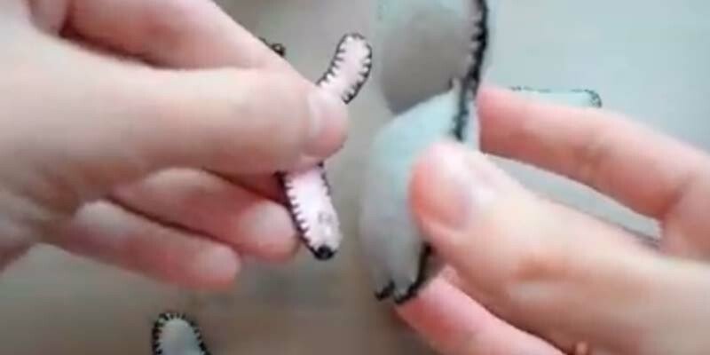 Мишка з фетру своїми руками з викрійками — символ 2020 року Мишка з фетру своїми руками з викрійками — символ 2020 року