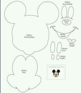 Мишка з фетру своїми руками з викрійками — символ 2020 року Мишка з фетру своїми руками з викрійками — символ 2020 року