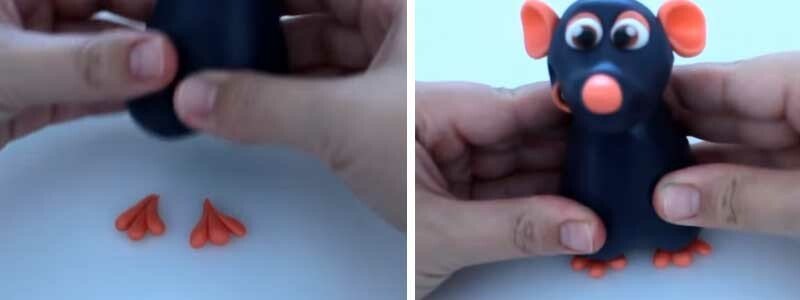 Мишка з пластиліну для дітей своїми руками Мишка з пластиліну для дітей своїми руками