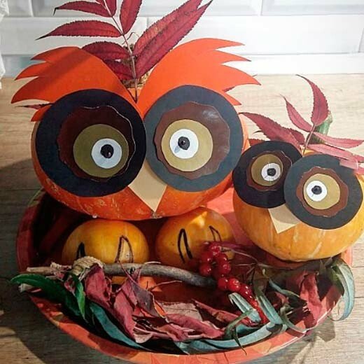 Вироби з гарбуза в дитячий сад і на виставку в школу: 100 ідей на тему осінь