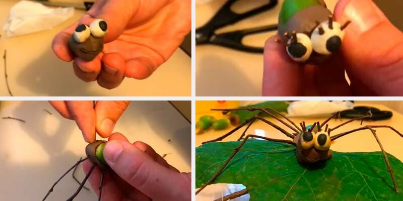 Вироби з природного матеріалу на тему осінь для дитячого садка і школи Вироби з природного матеріалу на тему осінь для дитячого садка і школи