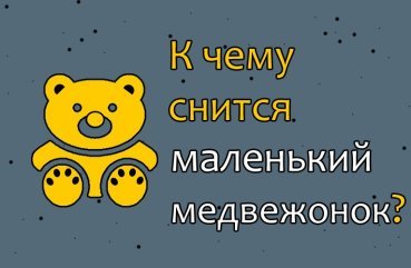 Тлумачення сну про маленьке ведмежа по 40 сонникам: до чого сниться чоловікові або жінці