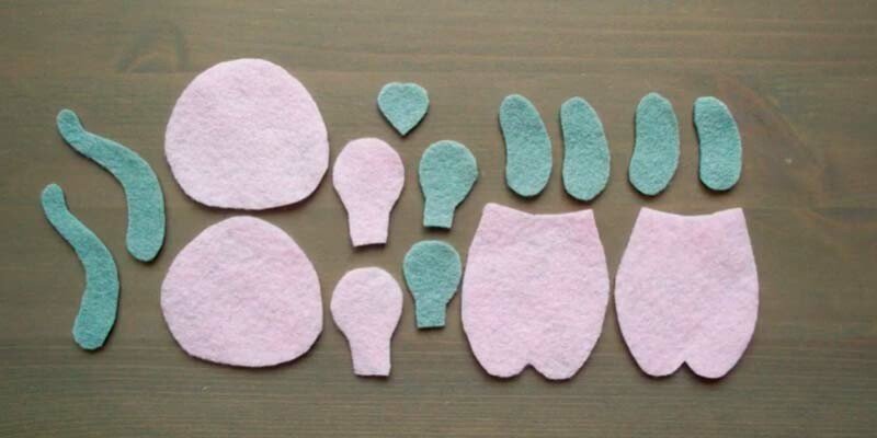 Мишка з фетру своїми руками з викрійками — символ 2020 року Мишка з фетру своїми руками з викрійками — символ 2020 року