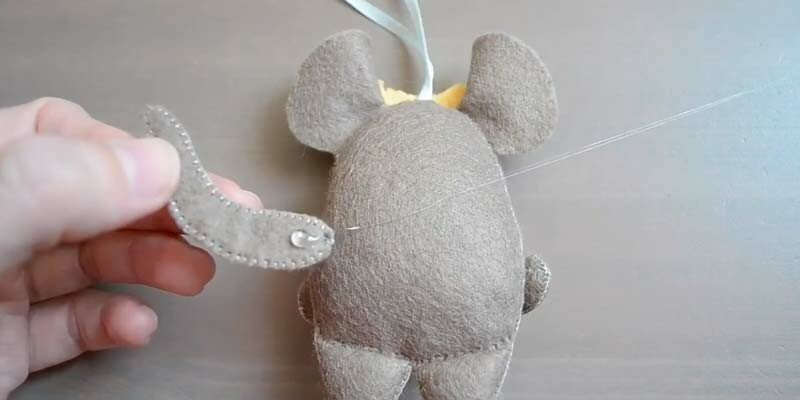 Мишка з фетру своїми руками з викрійками — символ 2020 року Мишка з фетру своїми руками з викрійками — символ 2020 року