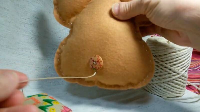 Мишка з фетру своїми руками з викрійками — символ 2020 року Мишка з фетру своїми руками з викрійками — символ 2020 року