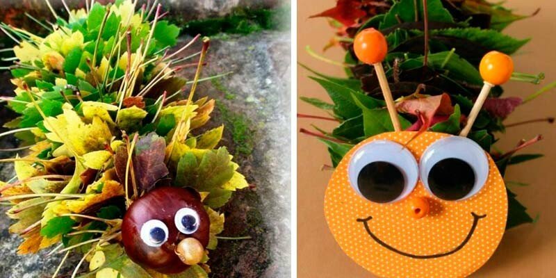 Вироби з каштанів на тему осінь у дитячий садок та школу