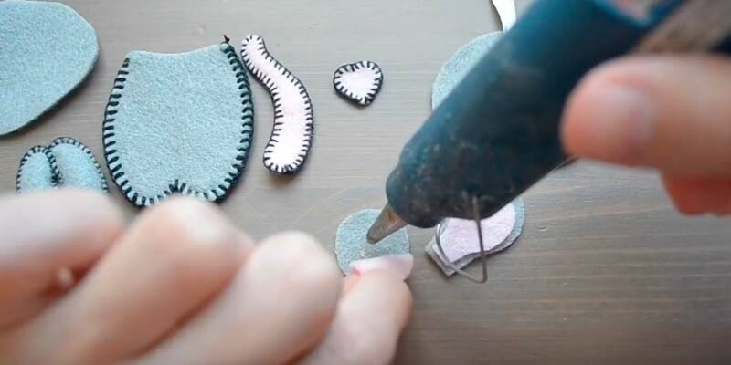 Мишка з фетру своїми руками з викрійками — символ 2020 року Мишка з фетру своїми руками з викрійками — символ 2020 року