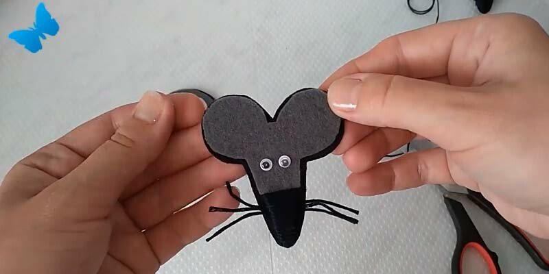 Мишка з фетру своїми руками з викрійками — символ 2020 року Мишка з фетру своїми руками з викрійками — символ 2020 року