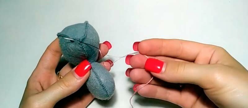 Мишка з фетру своїми руками з викрійками — символ 2020 року Мишка з фетру своїми руками з викрійками — символ 2020 року