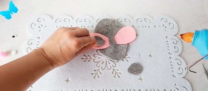 Мишка з фетру своїми руками з викрійками — символ 2020 року Мишка з фетру своїми руками з викрійками — символ 2020 року