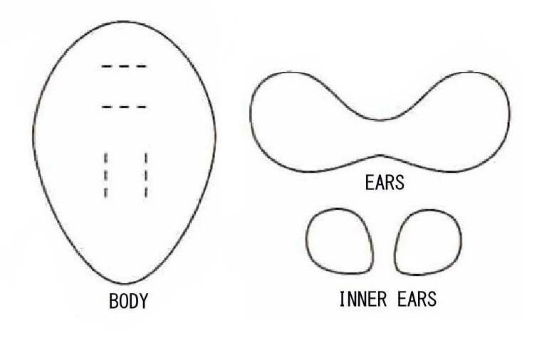 Мишка з фетру своїми руками з викрійками — символ 2020 року Мишка з фетру своїми руками з викрійками — символ 2020 року