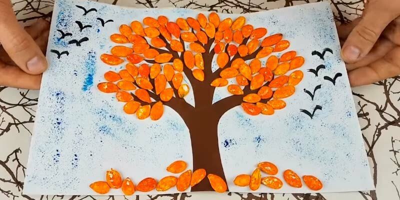 Вироби з природного матеріалу на тему осінь для дитячого садка і школи