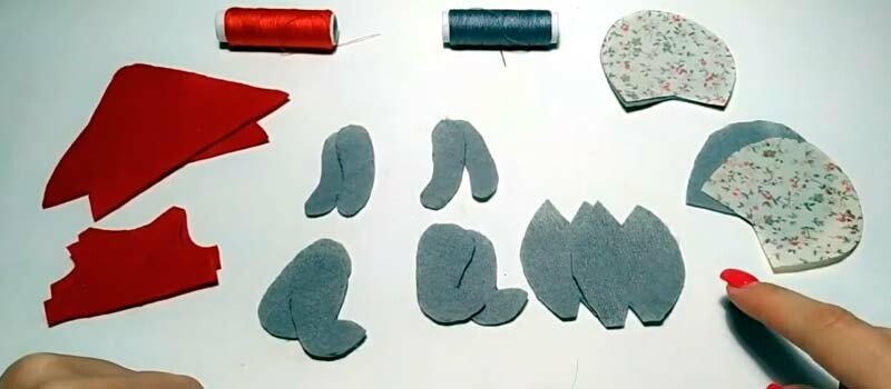 Мишка з фетру своїми руками з викрійками — символ 2020 року Мишка з фетру своїми руками з викрійками — символ 2020 року