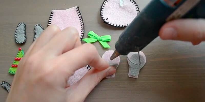 Мишка з фетру своїми руками з викрійками — символ 2020 року Мишка з фетру своїми руками з викрійками — символ 2020 року