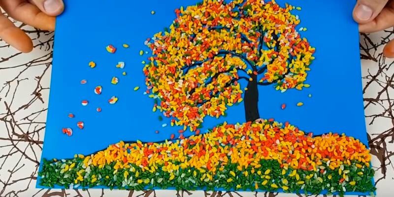 Вироби з природного матеріалу на тему осінь для дитячого садка і школи