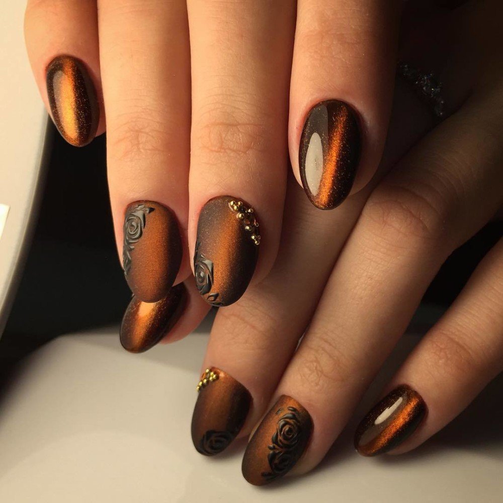 Модний осінній манікюр 2020. Головні тренди річного манікюру (87 фото) Модний осінній манікюр 2020. Головні тренди річного манікюру (87 фото)