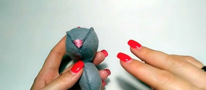 Мишка з фетру своїми руками з викрійками — символ 2020 року Мишка з фетру своїми руками з викрійками — символ 2020 року